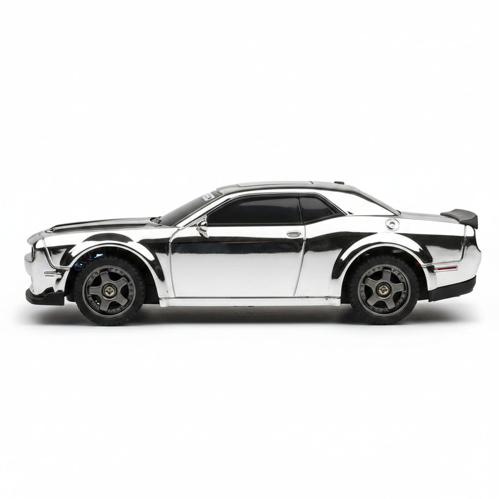 4WD RC racing car with proportional steering