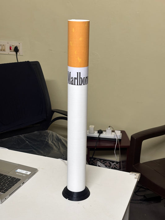 Retro Cigarette-Inspired LED Desk Lamp (5v input , 60CM)| Modern Novelty Ambient Standing Lamp | Warm White Mood Light for Living Room, Bedroom, Gaming Room & Cafe Decor