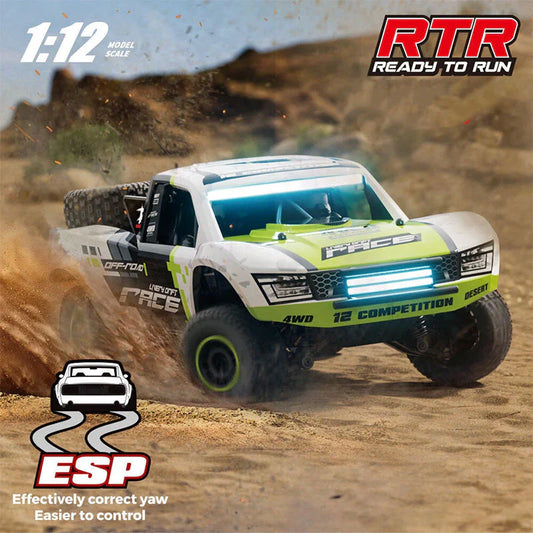 HB Toys RD1202-1 1:12 Green Off Road RTR 4WD RC Rally Truck 40km/h