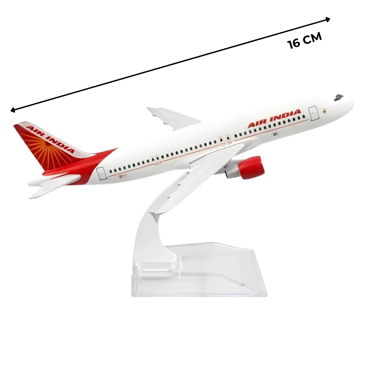 Air India | Airbus A320 | 16 CM | Diecast Metal Airplane Model | Acrylic Display Stand | Aviation Collectible
