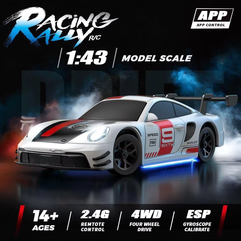 HB Toys RP4301 1:43 Porsche 911 GT3 R RC Drift Car