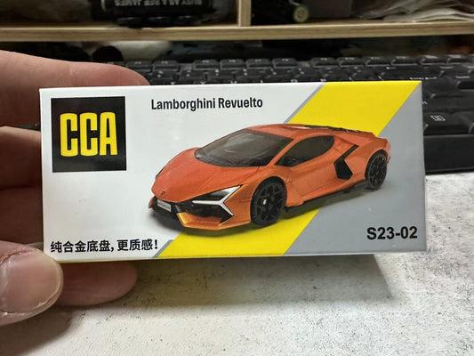 CCA 1:64 Scale Lamborghini Revuelto Orange Die-Cast Model Car