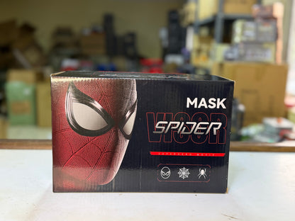 Spider-Man Costume Cosplay Manual Mask With Jaw Control