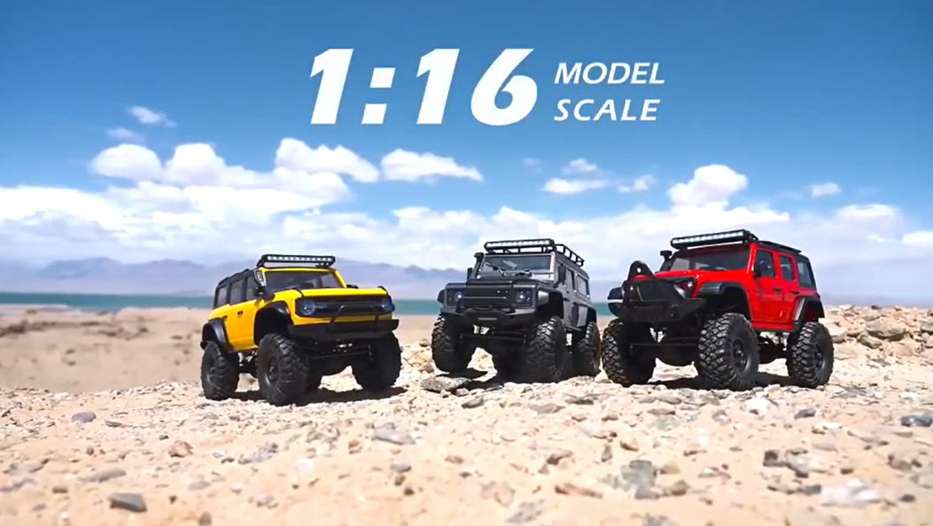 HB R1602 1:16 Ford Bronco Blue RTR 4WD RC off-road rock crawler