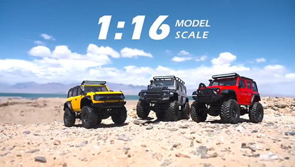 HB R1601 1:16 Ford Bronco Yellow RTR 4WD RC off-road rock crawler