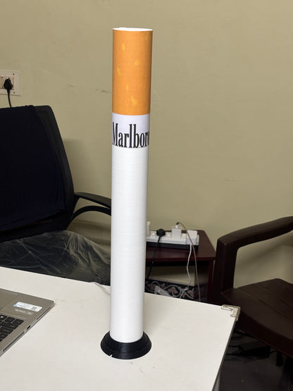 Retro Cigarette-Inspired LED Desk Lamp (5v input , 60CM)| Modern Novelty Ambient Standing Lamp | Warm White Mood Light for Living Room, Bedroom, Gaming Room & Cafe Decor