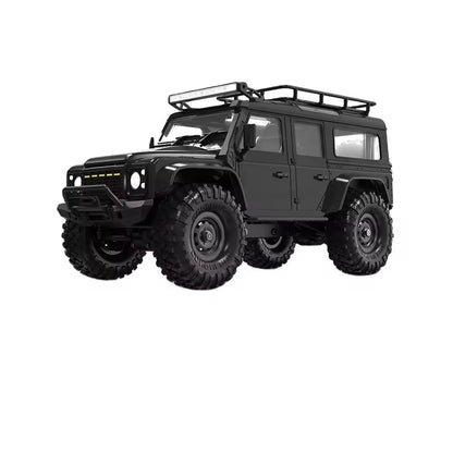 HB-R1607 1/16 Defender RC Climbing Car 2.4G 4WD Off Road Racing Car 15KM/H High Speed Vehicle With Lights (black)