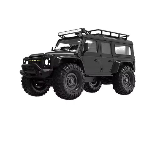 HB-R1607 1/16 Defender RC Climbing Car 2.4G 4WD Off Road Racing Car 15KM/H High Speed Vehicle With Lights (black)