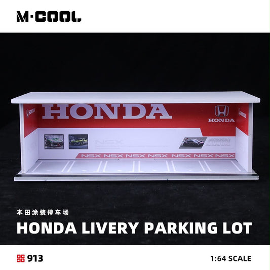 M-COOL Honda Livery Parking Lot 1:64 Scale Diorama Display Base for Diecast Cars