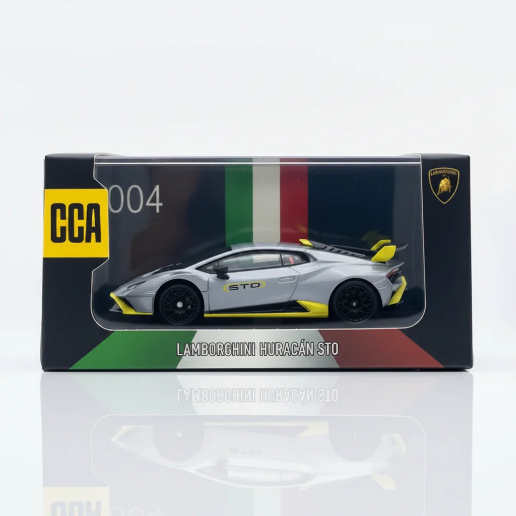 CCA | Lamborghini Huracán STO | 1:64 Scale | Diecast Car | Acrylic Display Case
