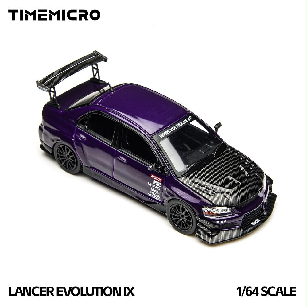 TIMEMICEO Lancer Evolution IX 1:64 Scale Premium Diecast Car Model
