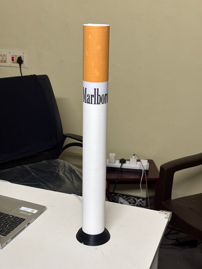 Retro Cigarette-Inspired LED Desk Lamp (5v input , 60CM)| Modern Novelty Ambient Standing Lamp | Warm White Mood Light for Living Room, Bedroom, Gaming Room & Cafe Decor