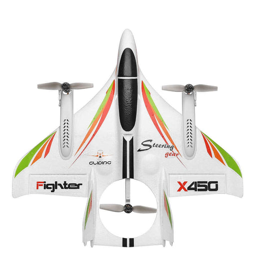 GoolRC WLtoys XK X450 Aviator Airplane 2.4GHz 6 Channel Brushless Motor RC Aircraft