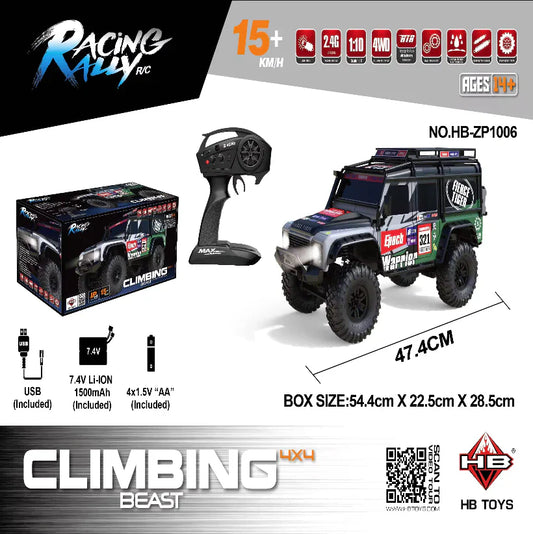 HB Toys ZP1006 1:10Land Rover Defender RTR 4WD Rc off road crawler