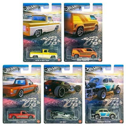 Hot Wheels Silver Series Surfs Up Complete Set of 5 (Net Price-255/Pc)