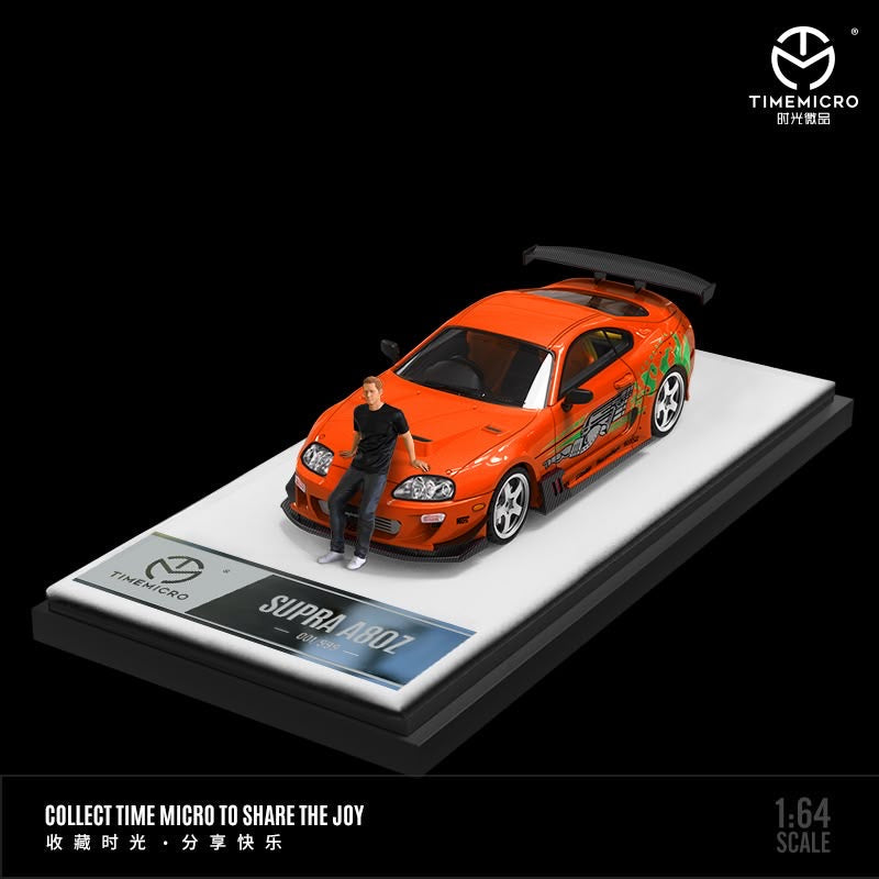 TIMEMICRO Toyota Supra A80Z 1:64 Scale Premium Diecast Car Model