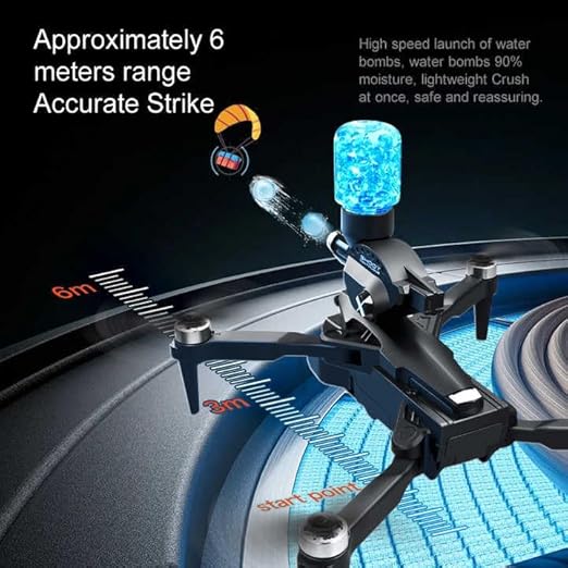 K11 Max Water Bomb Launcher with Aerial Photography Drone RC Drone