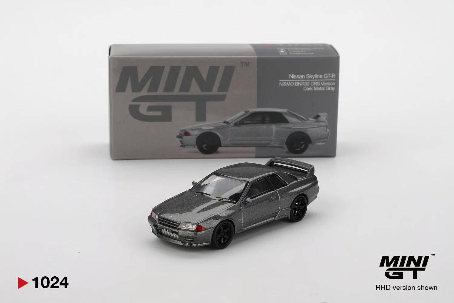 MINI GT #1024 1:64 Nissan Skyline GT-R (Nismo BNR32 CRS Version) Diecast Car
