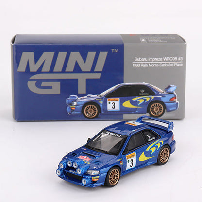 MINI GT #975 1:64 Subaru Impreza WRC98 #3 Diecast Car
