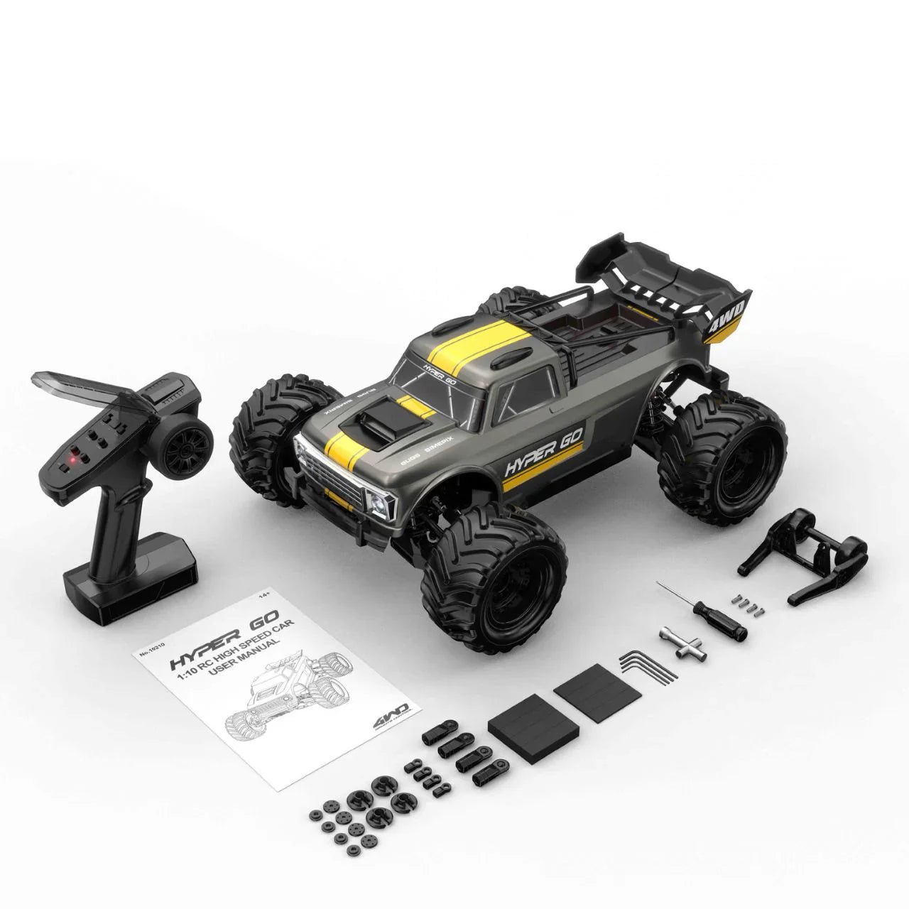 MJX Hyper GO 10210 1:10 Brushless 4WD RC Truck