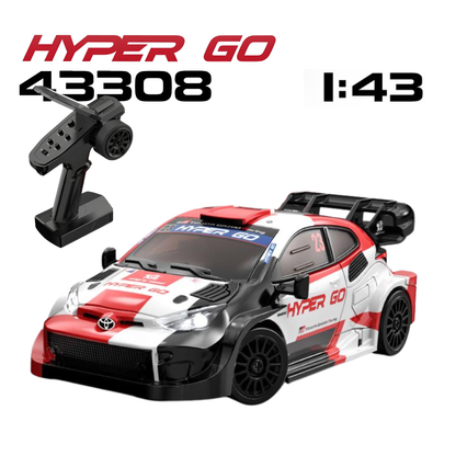 MJX Hyper Go 43308 1:43 Toyota GR Yaris Rally1 RC car red