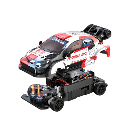 MJX Hyper Go 4WD mini desktop rally car with LED lights