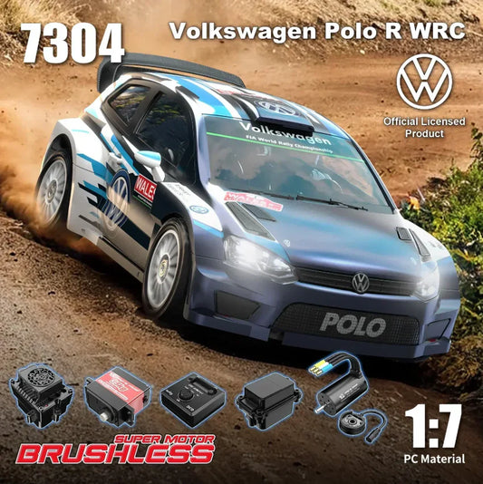 MJX Hyper Go 7304 1:7 Volkswagen Polo R WRC RC Car 4S 60km/h
