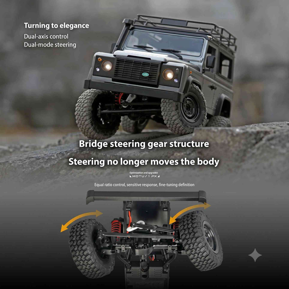 MNRC MN99S Defender RC crawler wholesale Mumbai The Monkey Merch