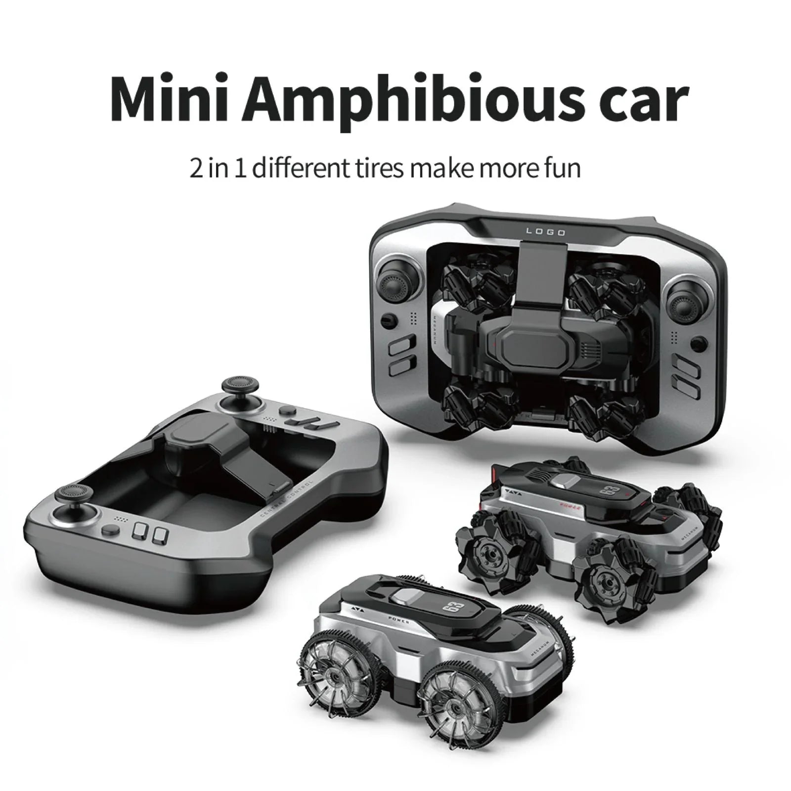 Mini Amphibious Water and Land 360 Degree Drift RC Car