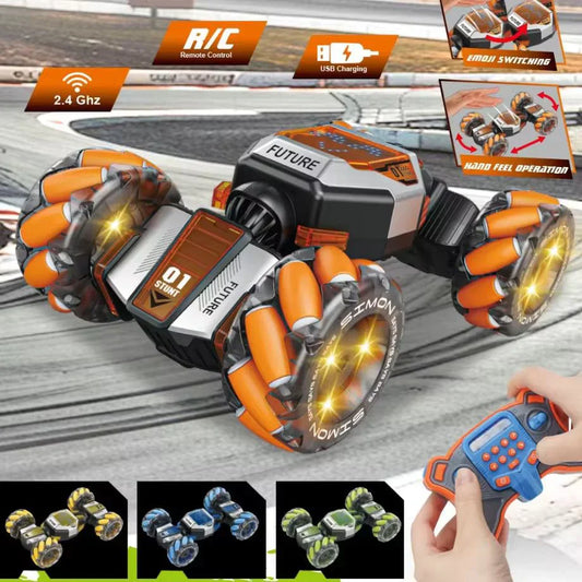 360° Rotation QX018Z Gesture Sensing RC Stunt Car