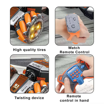 360° Rotation QX018Z Gesture Sensing RC Stunt Car