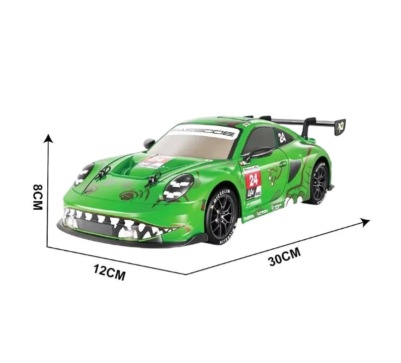 SDX 1:12 Roxy Porsche green rc car