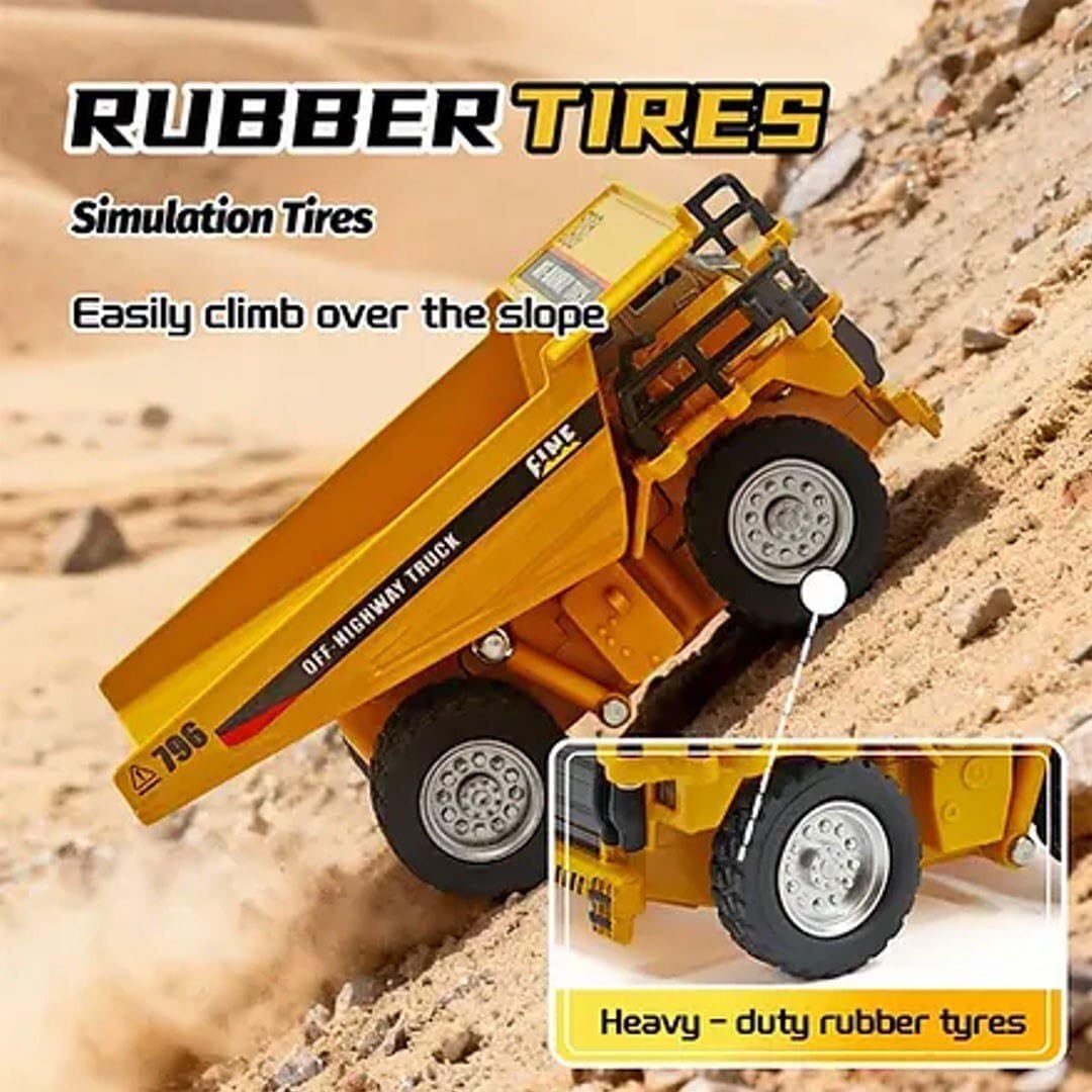 TRASPED HG4-414 1:64 Mini RC Alloy Dump Truck