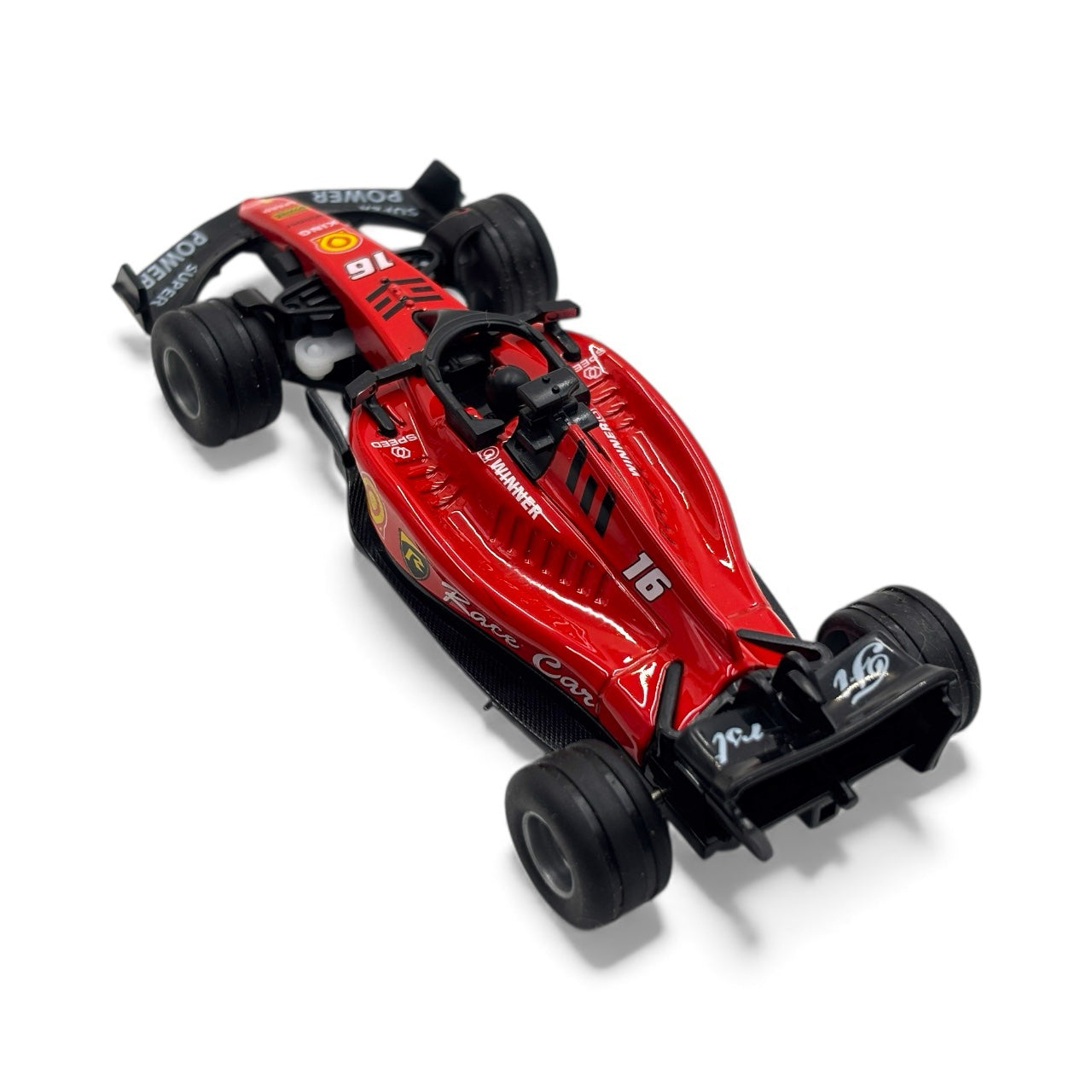 Trasped Micro F1 RC Race Car Red From Behind