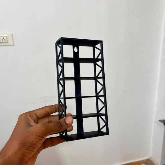 Hot Wheels 1:64 Diecast Display Stand – 5 Rack White (Cars Not Included)